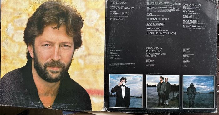 Eric Clapton original 1986 release of August. Vinyl is nm sleeve showing signs of wear