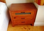 Bedside locker, press unit