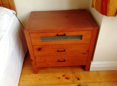 Bedside locker, press unit