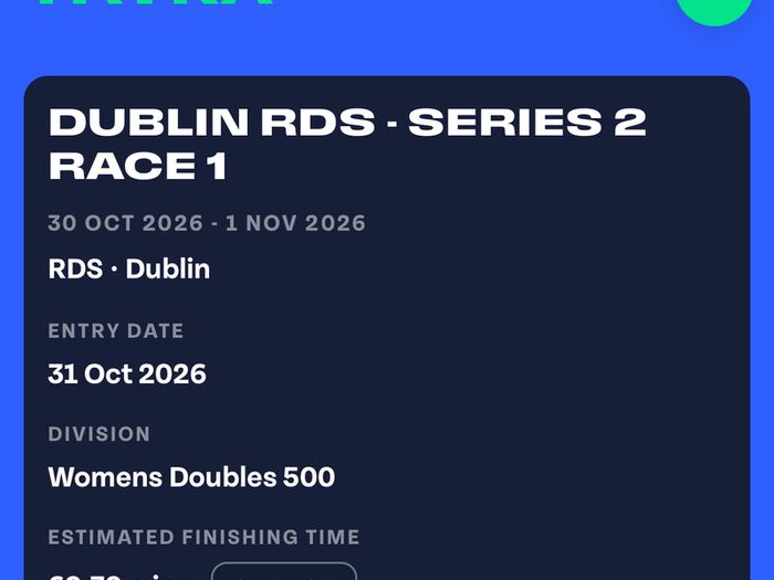 Tryka womens doubles ticket