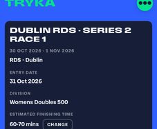 Tryka womens doubles ticket