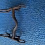 Antique hand wrought iron horse bridle mouth bit Image 7
