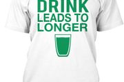 Funny Irish tee St. Patrick's Day - One More Drink Leads To Longer T-shirt!
