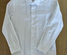 REISS Slim-Fit Cotton Shirt in White