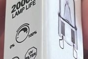 (Move out sell-see my other low priced ads) G9 Halogen Dimmable Capsule Bulb 40W