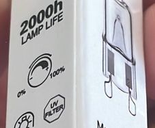 (Move out sell-see my other low priced ads) G9 Halogen Dimmable Capsule Bulb 40W
