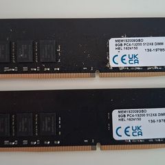 Sk Hynix 16GB (2 x 8GB) DDR4 PC4-19200 - 2400MHz DIMM Desktop Gaming Memory