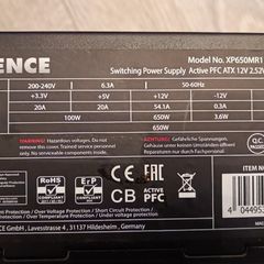 Desktop Power supply 650 watt