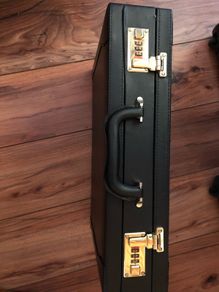 leather brief case