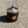 Solid Oak Art Deco Ice Bucket Image 3