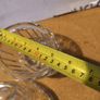 SET OF 2 Vintage 1950 clear glass, six-ball top, small jelly mould, half pint. Image 2