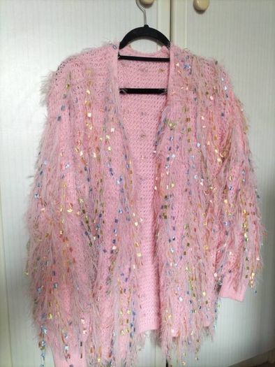 Stunning Bobbly Pink Cardigan