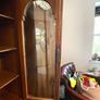 Vintage Tall Lockable Display Cabinet / Sideboard Image 6