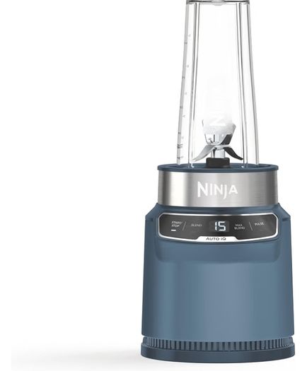 Blend in Cup, One Touch Controls, Make Smoothies, Milkshakes & Frozen Treats, Dishwasher Safe Parts, Stainless Steel Blades, 1000W, 2 x 700ml Cup, Denim Blue