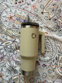 Stainless Steel Insulated Travel Mug with Straw