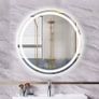 NEW SALE | 600mm Round Bathroom LED Mirror Illuminated Backlit Bathroom Circle Mirror with LED Lights for Wall Touch Switch Demister 3 LED Light Color Dimmable Image 5