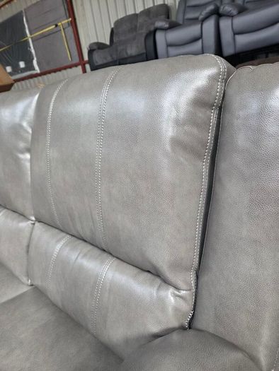 New 3+2+1 Grey Or Black Leather Recliner Sofa Sets