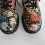 Dr Martens 1460 8 eye Sienna Miller floral flowers england vintage UK6 EU39 US 8 Image 3