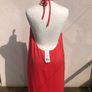 French Connection Coral Halter Dress Size 14 Image 3