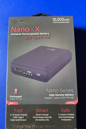 Power Bank 10000 Mah fast charge usb type C