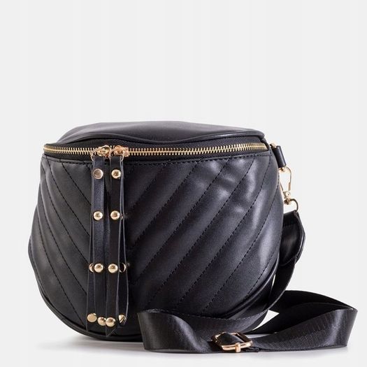 Black And Cream Bumper Bag