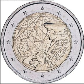 2 Euros Ireland 2022 "35 years of the Erasmus programme"