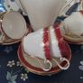 Aynsley Coffee Cups& Saucers + Coffeepot Image 2