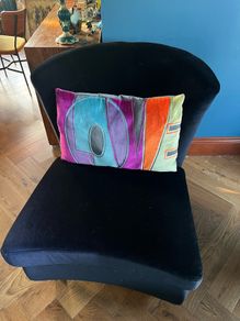 Black Velvet Accent Chair