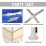 2.7m x 2.7m Garden Gazebo Marquee Party Tent Wedding Canopy Outdoor (FREE POSTAGE) Image 8
