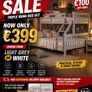 Triple Bunk Bed 4ft6 Double & Single Top Bed Only 399 Image 2