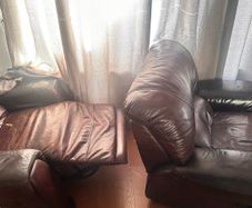 2 Leather Recliner Chairs