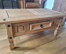 Mexican pine coffee table