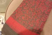 Pink /grey ladies scarf