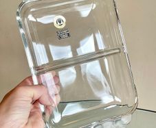Mid Century Walther Crystal Glass Dish, Vintage West Germany