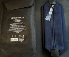 Giorgio Armani Fragrances TROUSSE HOMME BLUE MAN POUCH with Dust bag