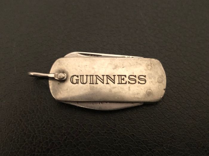 Vintage Guinness Key Ring Pocket Knife Bottle Opener