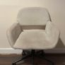 Homy Casa Modern Beige Office Chair  Like New Condition Image 7