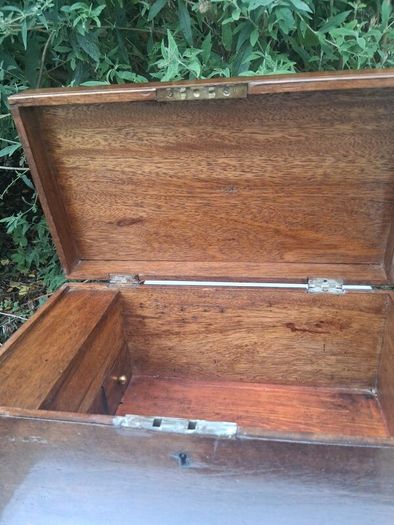 Sheraton Revival Large Mahogany Tea Caddy(Circa 1850)