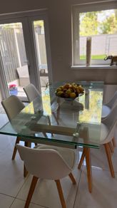 Dining table and chairs