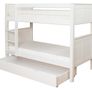 Stompa Classic Originals white bunk bed with trundle and mattress Image 3