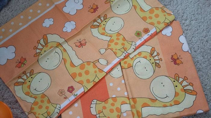 New cotton cot cover set