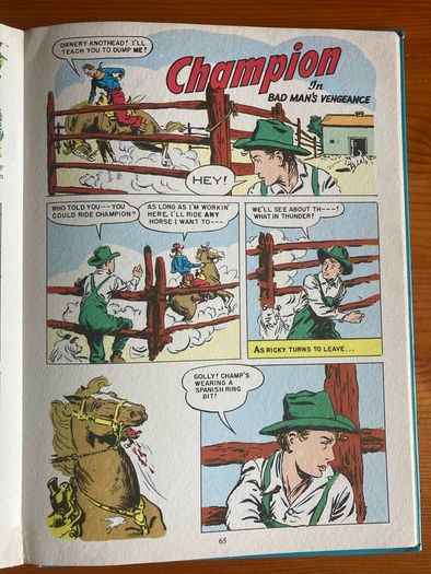 Western annual:'Champion The Wonder Horse' 1958