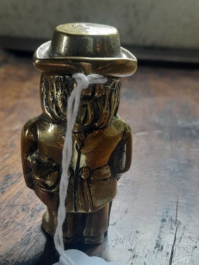 Victorian Brass Vesta Case