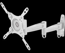 White TV wall bracket