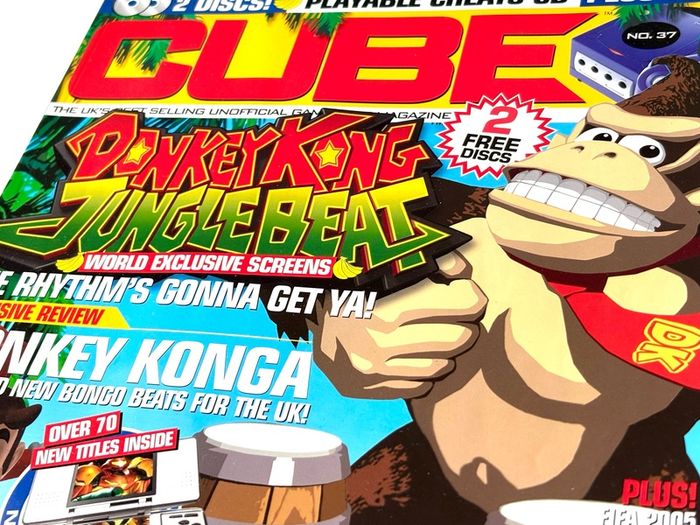 Cube No.37 - Nintendo GameCube Magazine - with Donkey Konga Special Edition 2 Discs