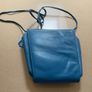 'Papillon' ladies' blue leather handbag. Image 2