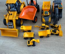 Toy JCB diggers