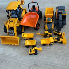 Toy JCB diggers