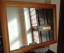 Large Solid Pine Wall Mirror. Hallway, Living Room or Bedroom