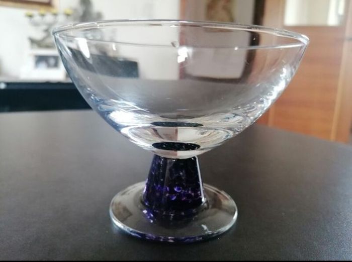 4 Crystal Dessert Bowls